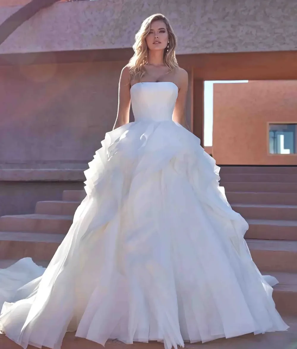 Model wearing a Allure Bridals dress