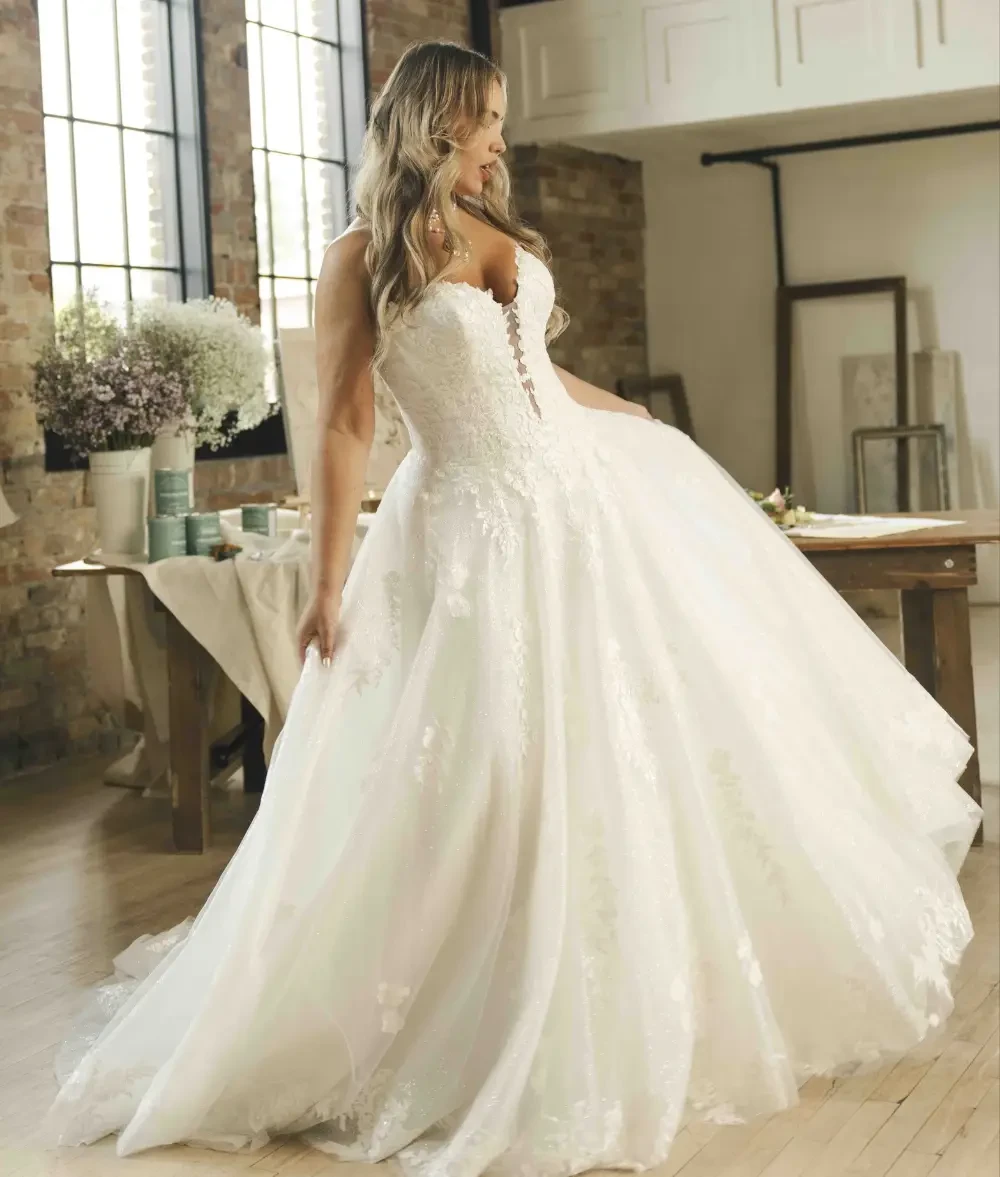 Model wearing a Maggie Sottero wedding dress