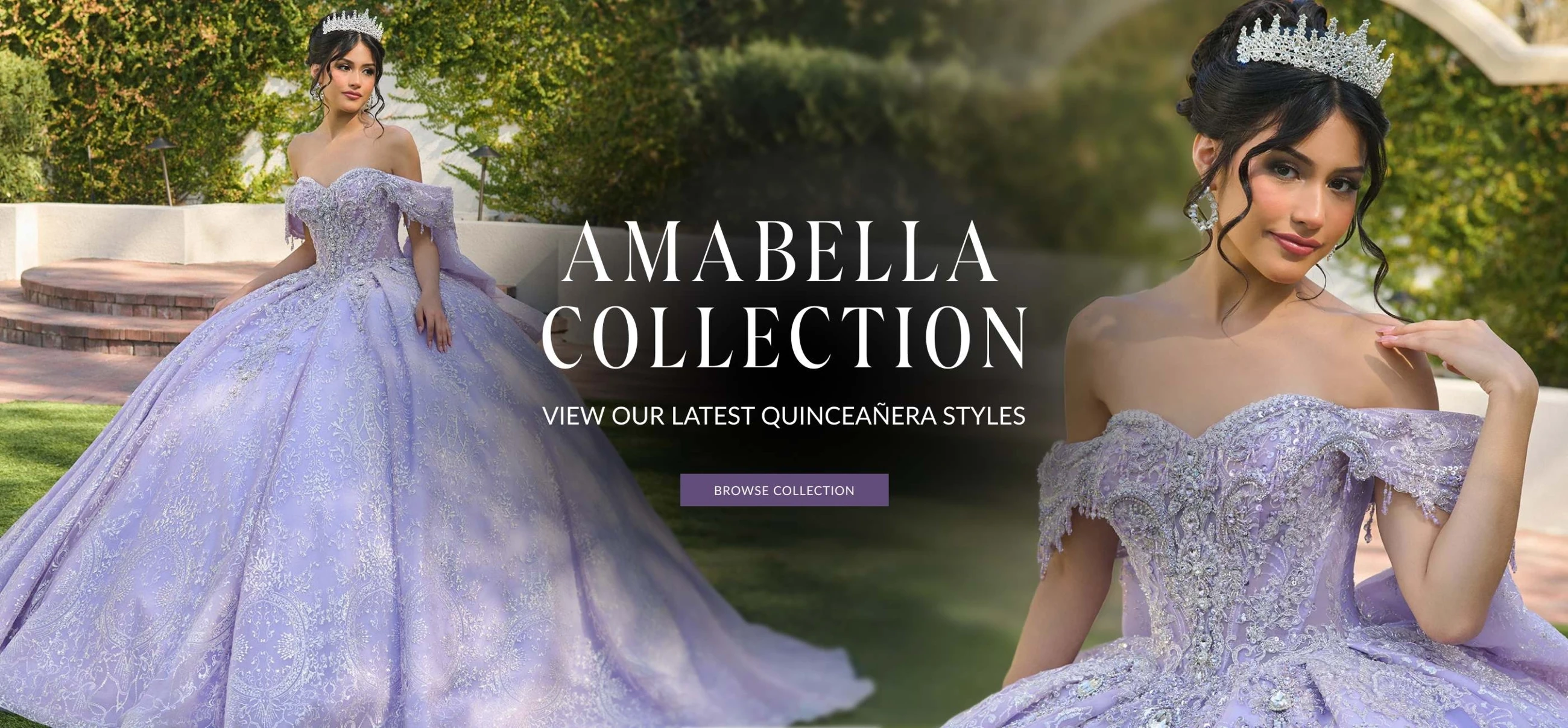 Amabella Quinceañera Desktop Banner