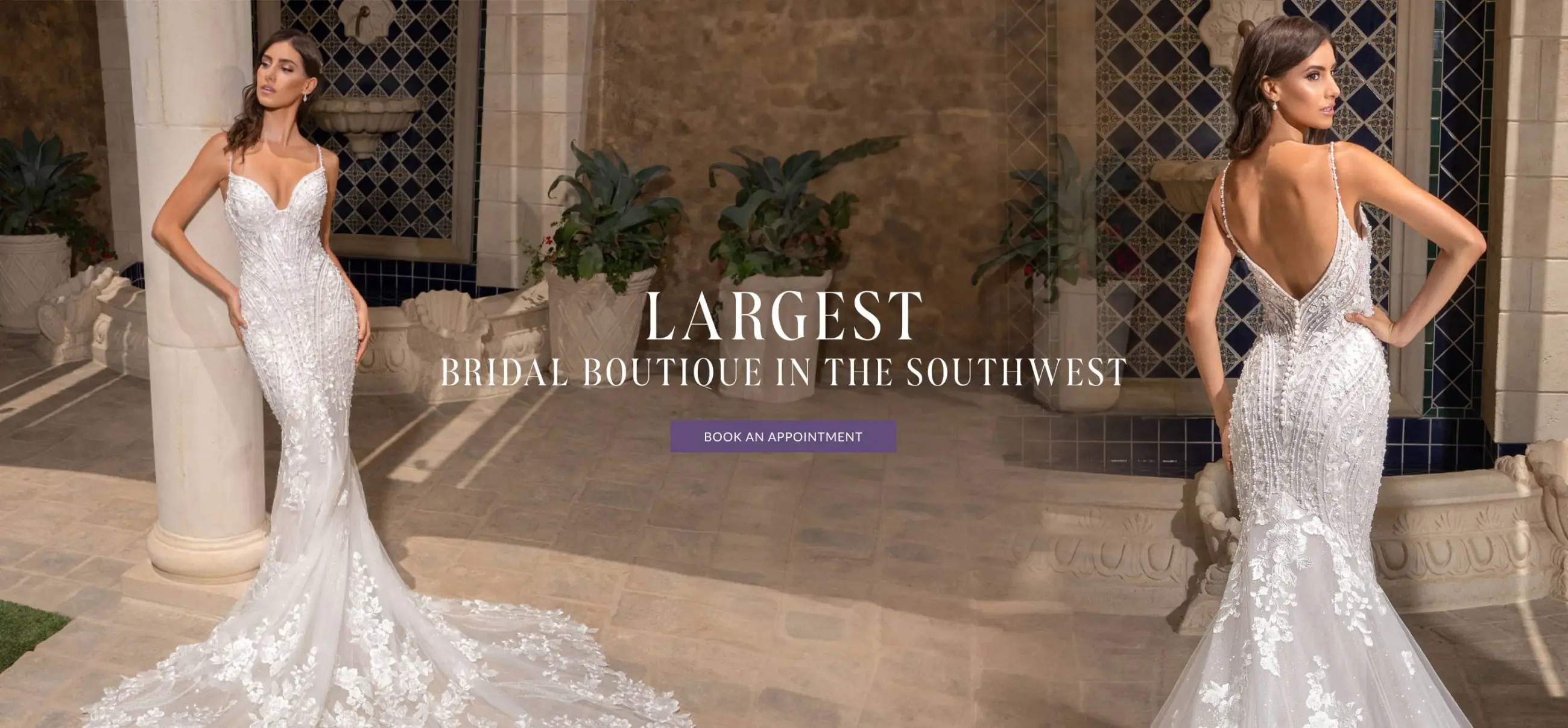 Largest Bridal Boutique in the Southwest banner