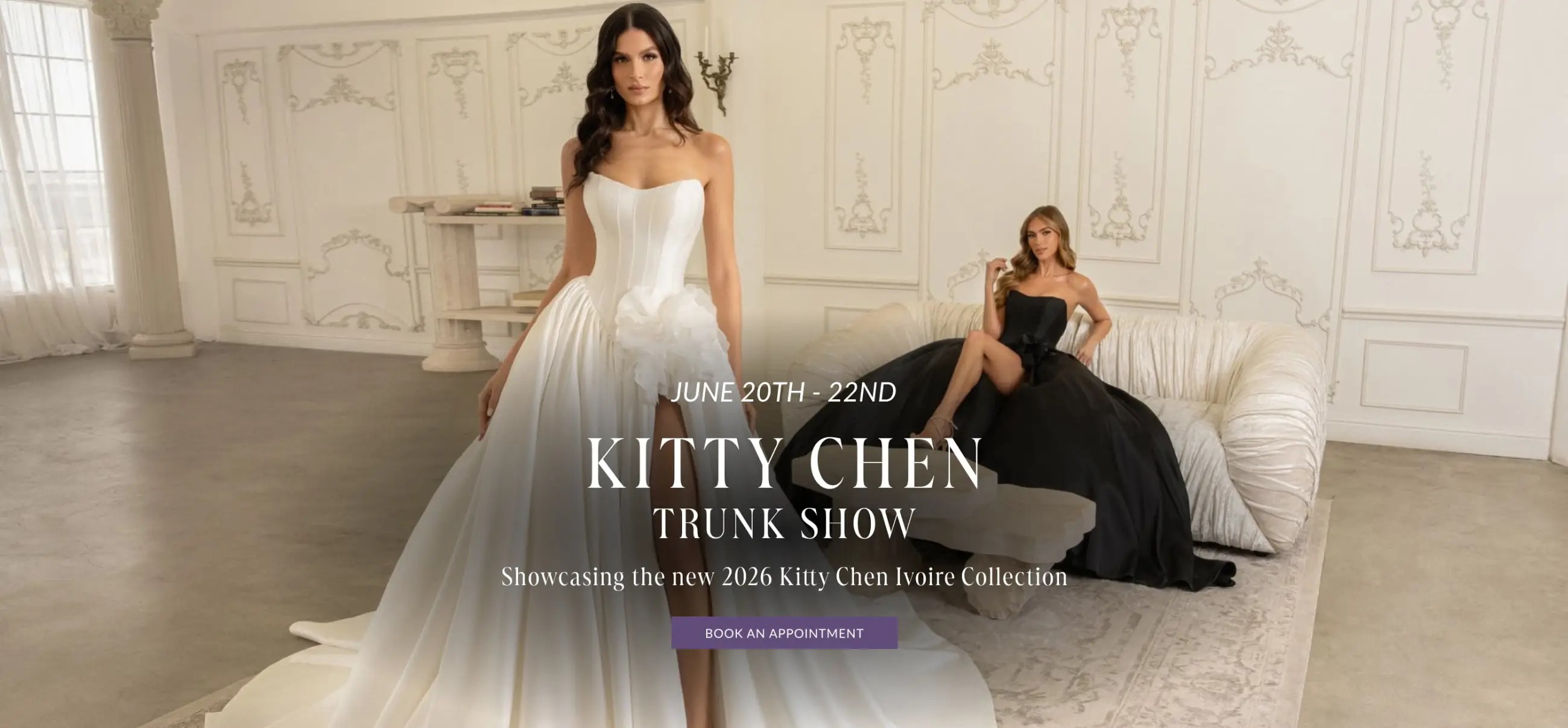 Kitty Chen Trunk Show at Bridal Novias in El Paso