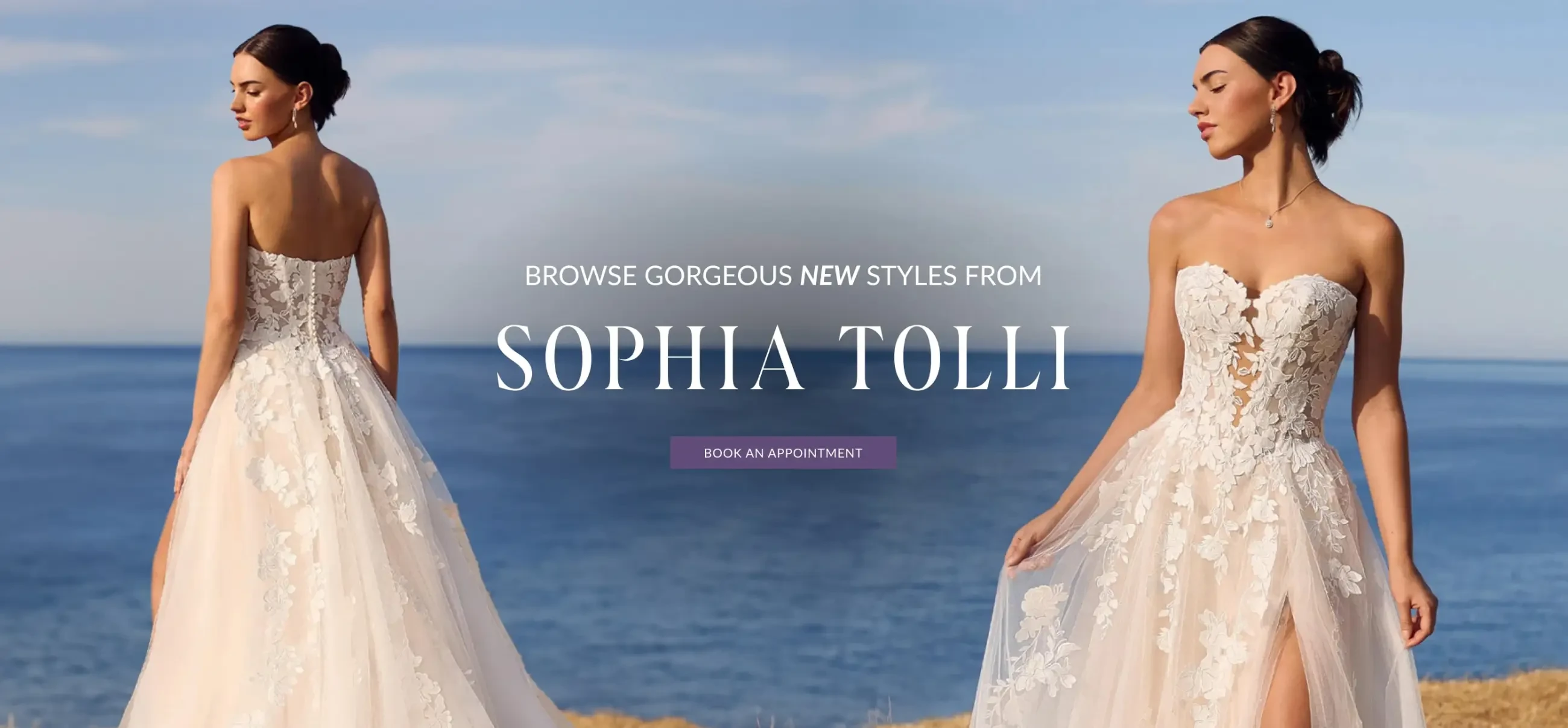 Sophia Tolli wedding dresses at Bridal Novias