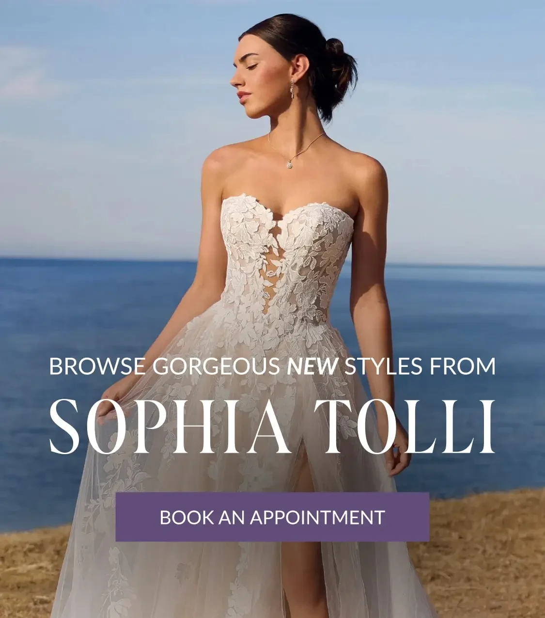 Sophia Tolli wedding dresses at Bridal Novias