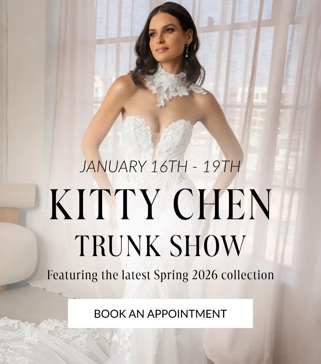 Kitty Chen Trunk Show at Bridal Novias in El Paso