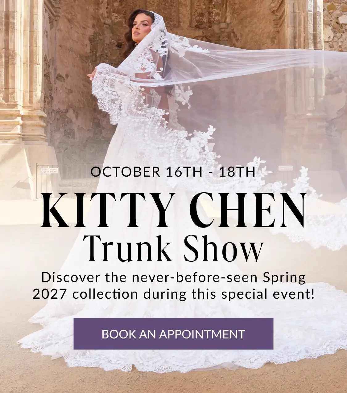 Kitty Chen at Bridal Novias in Texas